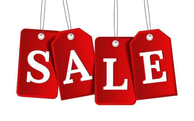 Clearance sale items