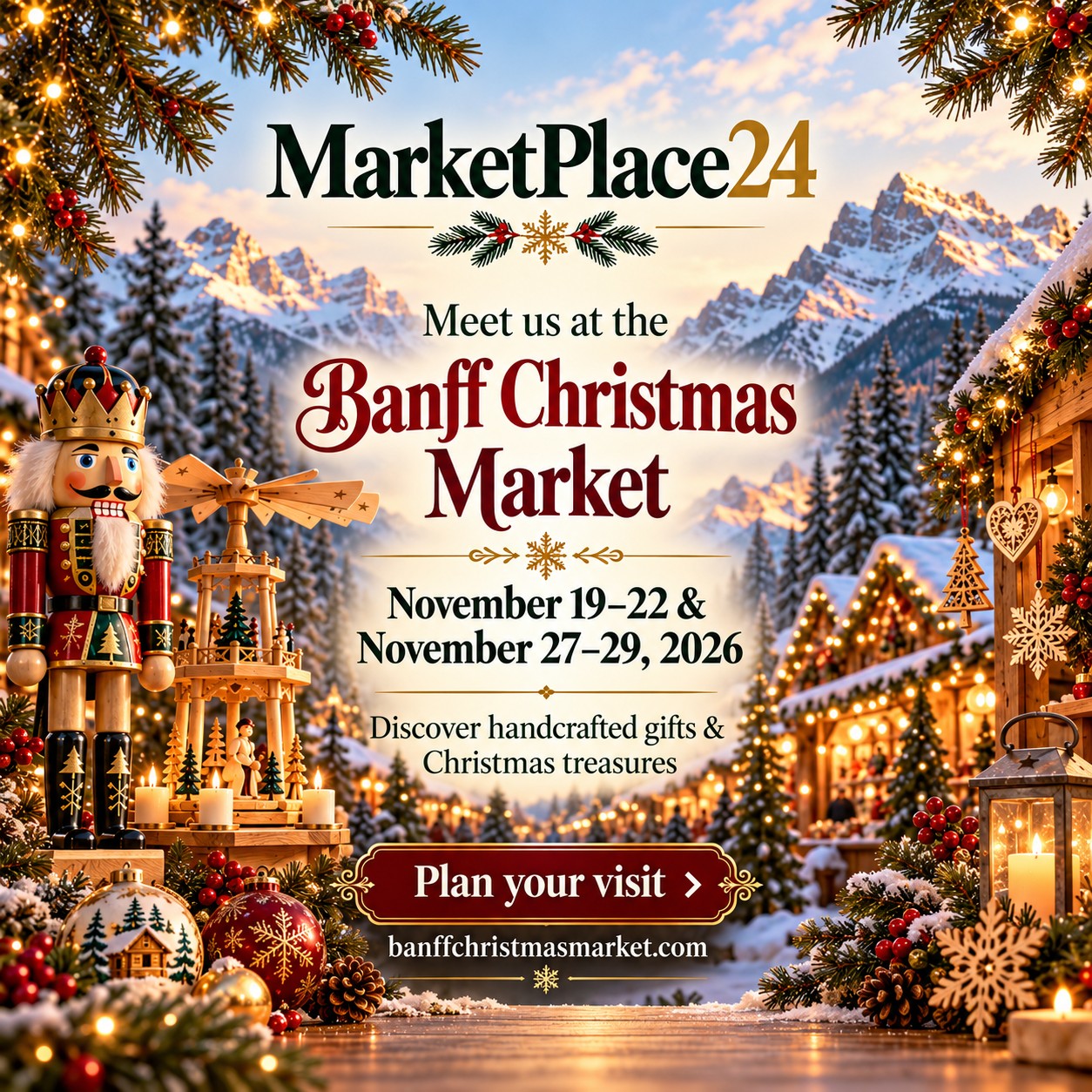 Banff Christmas Market in the Rockies